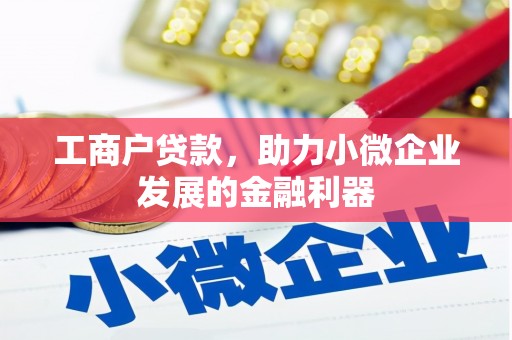 柳营工商户贷款，助力小微企业发展的金融利器