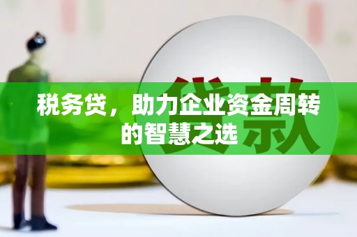 柳营税务贷，助力企业资金周转的智慧之选