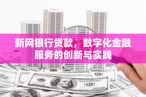 柳营新网银行贷款，数字化金融服务的创新与实践
