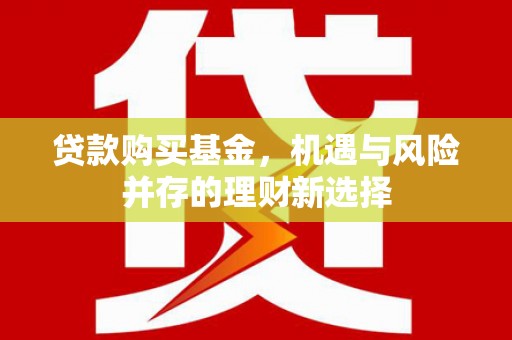 柳营贷款购买基金，机遇与风险并存的理财新选择