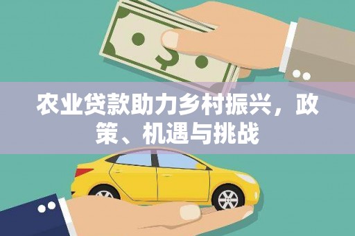 柳营农业贷款助力乡村振兴，政策、机遇与挑战