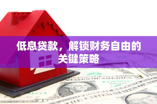 柳营低息贷款，解锁财务自由的关键策略