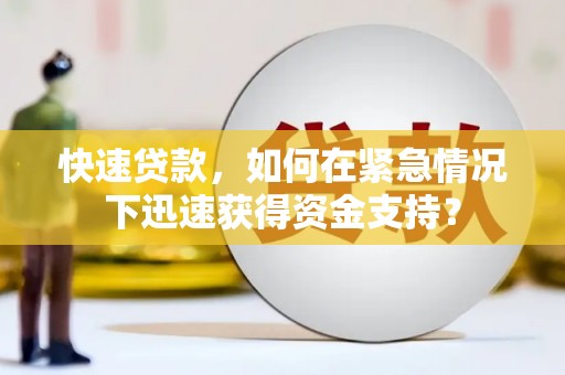 柳营快速贷款，如何在紧急情况下迅速获得资金支持？