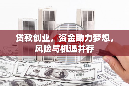 柳营贷款创业，资金助力梦想，风险与机遇并存