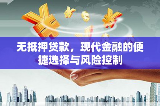 柳营无抵押贷款，现代金融的便捷选择与风险控制