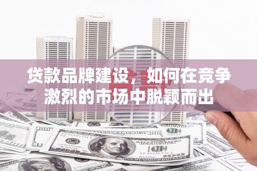 柳营贷款品牌建设，如何在竞争激烈的市场中脱颖而出