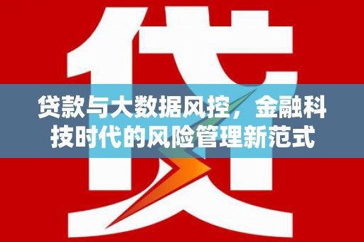 柳营贷款与大数据风控，金融科技时代的风险管理新范式