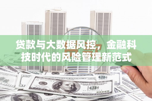 柳营贷款与大数据风控，金融科技时代的风险管理新范式