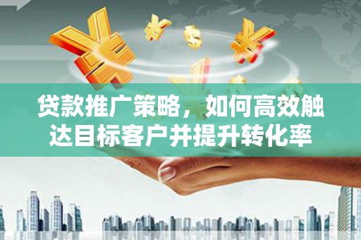 柳营贷款推广策略，如何高效触达目标客户并提升转化率