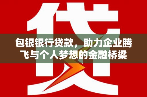 柳营包银银行贷款，助力企业腾飞与个人梦想的金融桥梁