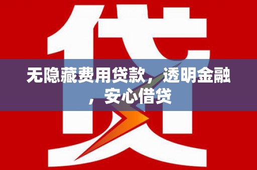 柳营无隐藏费用贷款，透明金融，安心借贷