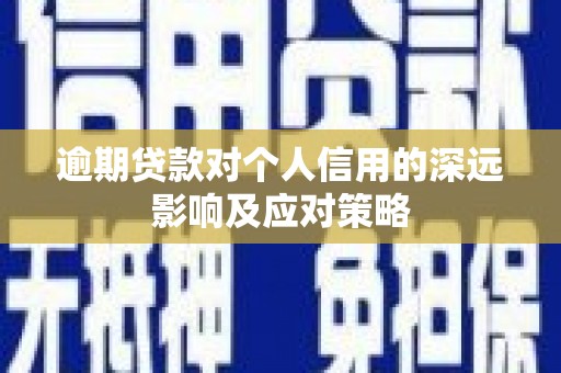柳营逾期贷款对个人信用的深远影响及应对策略