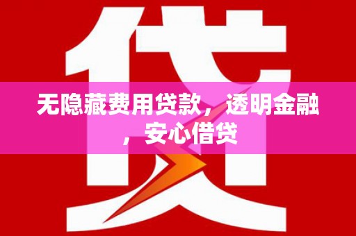 柳营无隐藏费用贷款，透明金融，安心借贷