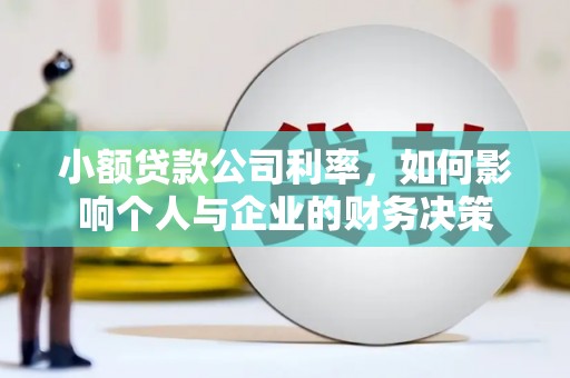 柳营小额贷款公司利率，如何影响个人与企业的财务决策