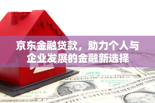 柳营京东金融贷款，助力个人与企业发展的金融新选择