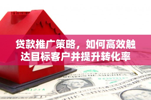柳营贷款推广策略，如何高效触达目标客户并提升转化率