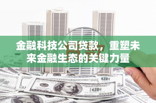 柳营金融科技公司贷款，重塑未来金融生态的关键力量