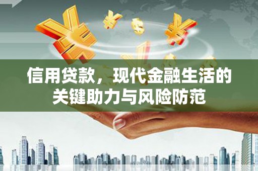 柳营信用贷款，现代金融生活的关键助力与风险防范