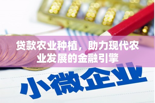 柳营贷款农业种植，助力现代农业发展的金融引擎