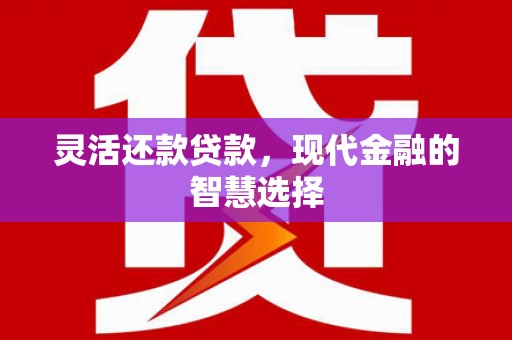 柳营灵活还款贷款，现代金融的智慧选择