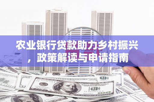 柳营农业银行贷款助力乡村振兴，政策解读与申请指南