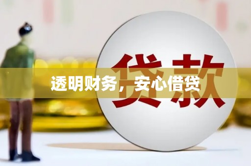 柳营透明财务，安心借贷